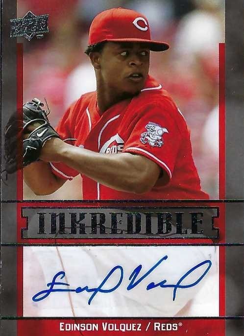 Signed item for Autograph #290 – Edinson Volquez – Cincinnati Reds – MLB