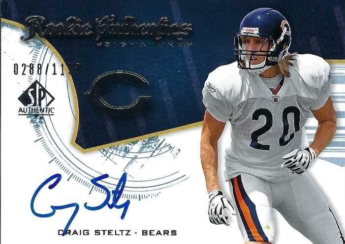 Signed item for Autograph #298 – Craig Steltz – Chicago Bears – NFL
