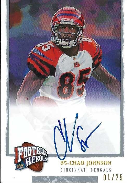 Signed item for Autograph #300 – Chad Johnson – Cincinnati Bengals – NFL