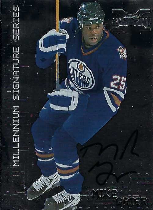 Signed item for Autograph #311 – Mike Grier – Edmonton Oilers – NHL