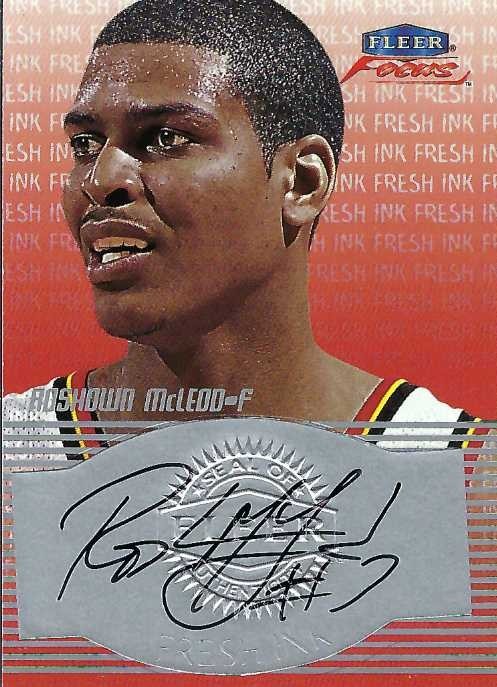 Signed item for Autograph #315 – Roshown McLeod – Atlanta Hawks – NBA