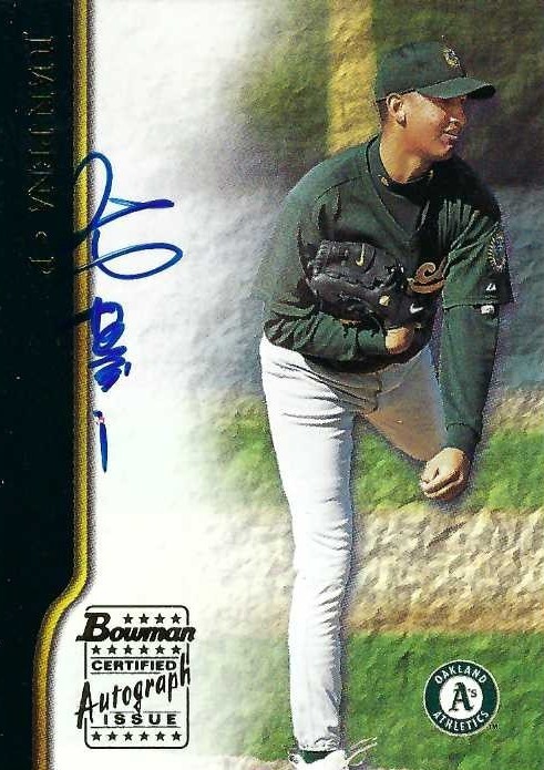 Signed item for Autograph #323 – Juan Pena – Oakland Athletics – MiLB