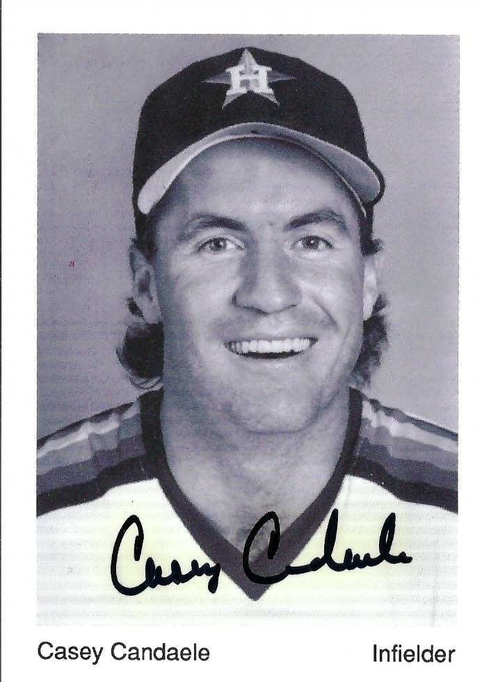 Signed item for Autograph #325 – Casey Candaele – Houston Astros – MLB