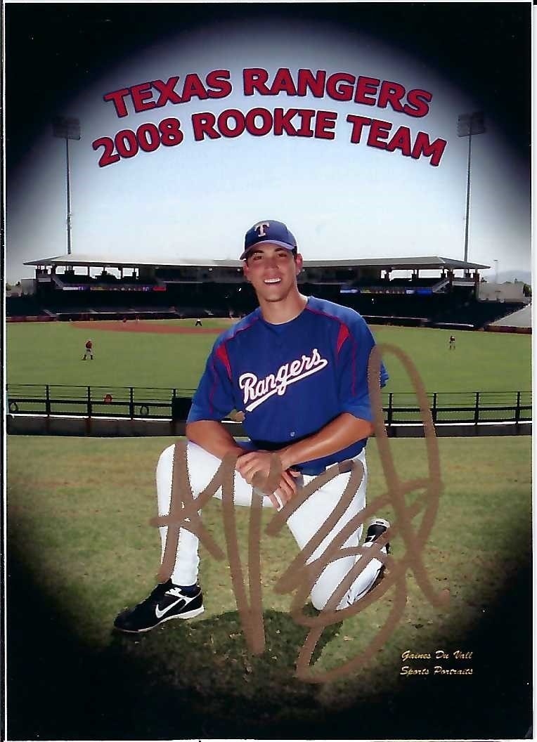 Signed item for Autograph #230 – Aja Barto – Texas Rangers – MiLB