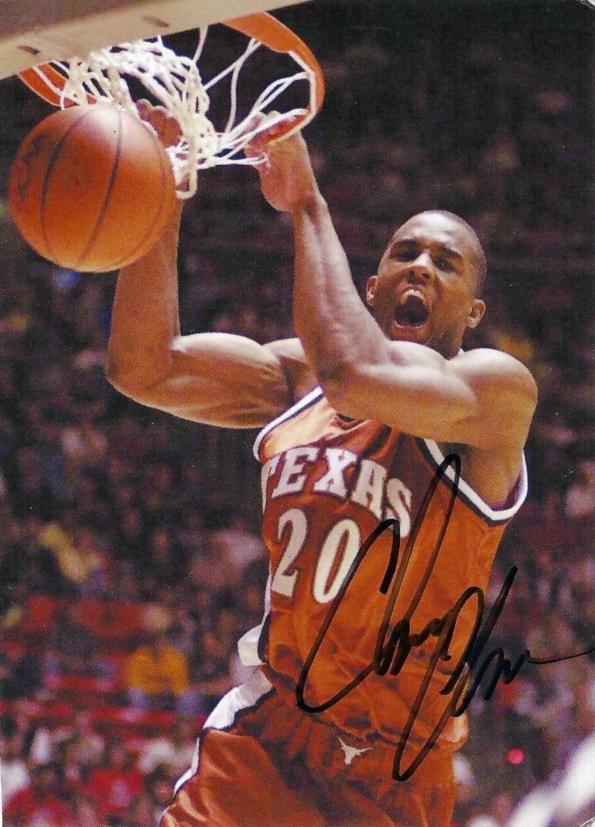 Signed item for Autograph #343 – Chris Owens – University of Texas – NCAA