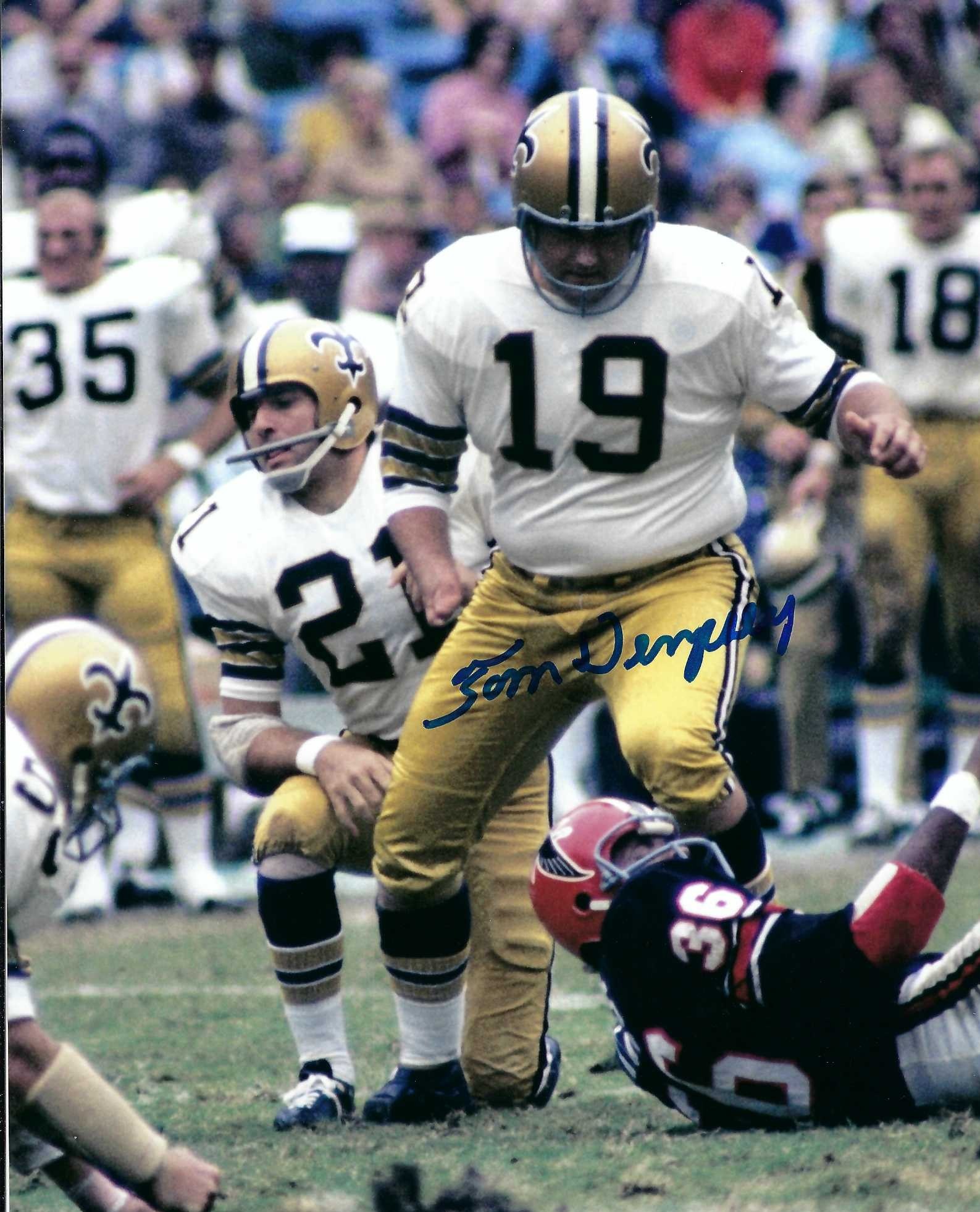 Signed item for Autograph #351 – Tom Dempsey – New Orleans Saints – NFL #2