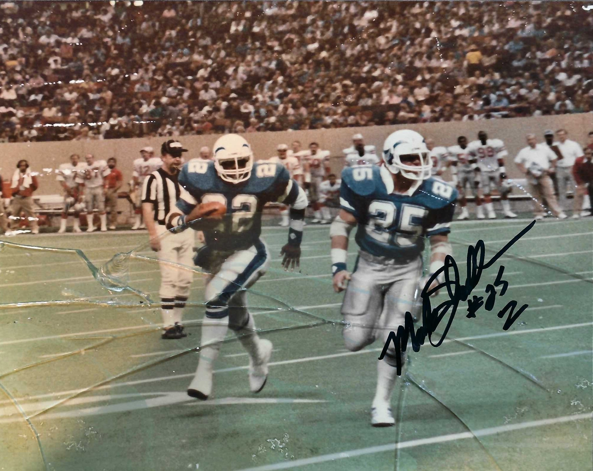 Signed item for Autograph #367 & 368 – Mark Schellen – New Orleans Breakers – USFL