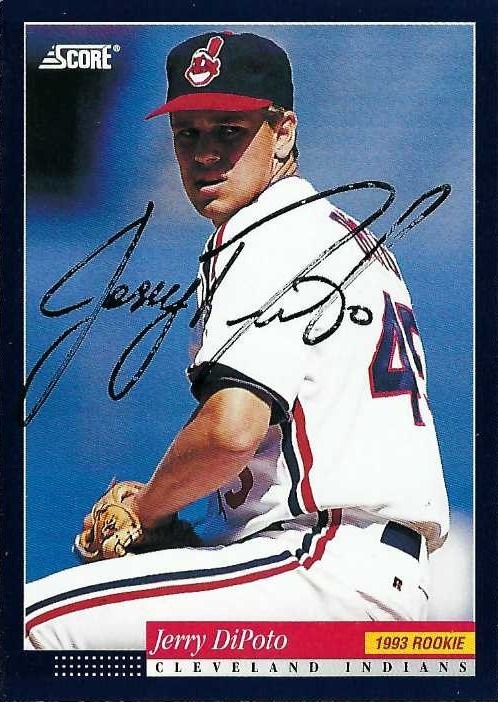 Signed item for Autograph #375 – Jerry DiPoto – Cleveland Indians – MLB