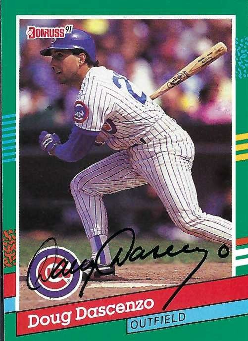 Signed item for Autograph #376 – Doug Dascenzo – Chicago Cubs – MLB
