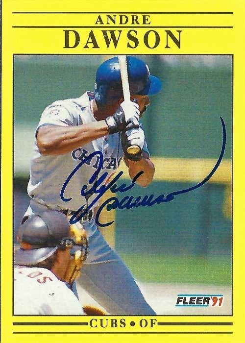Signed item for Autograph #381 – Andre Dawson – Chicago Cubs – MLB