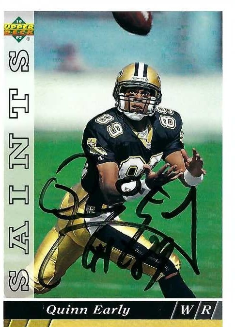 Signed item for Autograph #382 – Quinn Early – New Orleans Saints – NFL