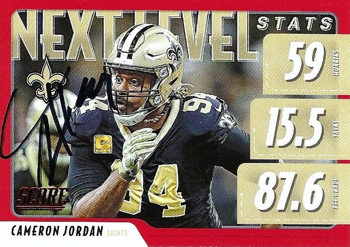 Signed item for Autograph #396 & #397 – Cameron Jordan – New Orleans Saints – NFL