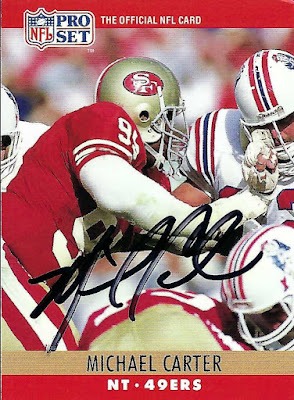 Signed item for Autograph #53 – Michael Carter – San Francisco 49ers – NFL