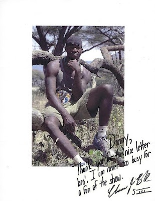 Signed item for Autograph #6 – Clarence Black – Survivor Africa