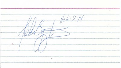 Signed item for Autograph #61 – John Byington – New Orleans Zephyrs – MiLB