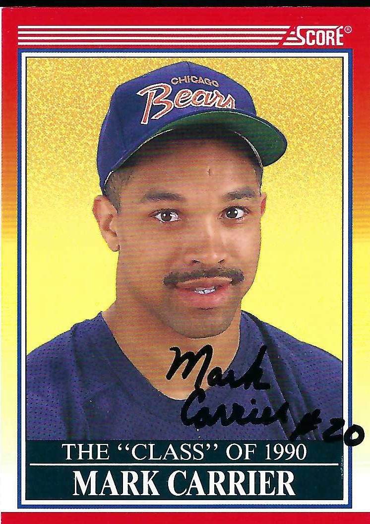 Signed item for Autograph #93 – Mark Carrier – Chicago Bears – NFL