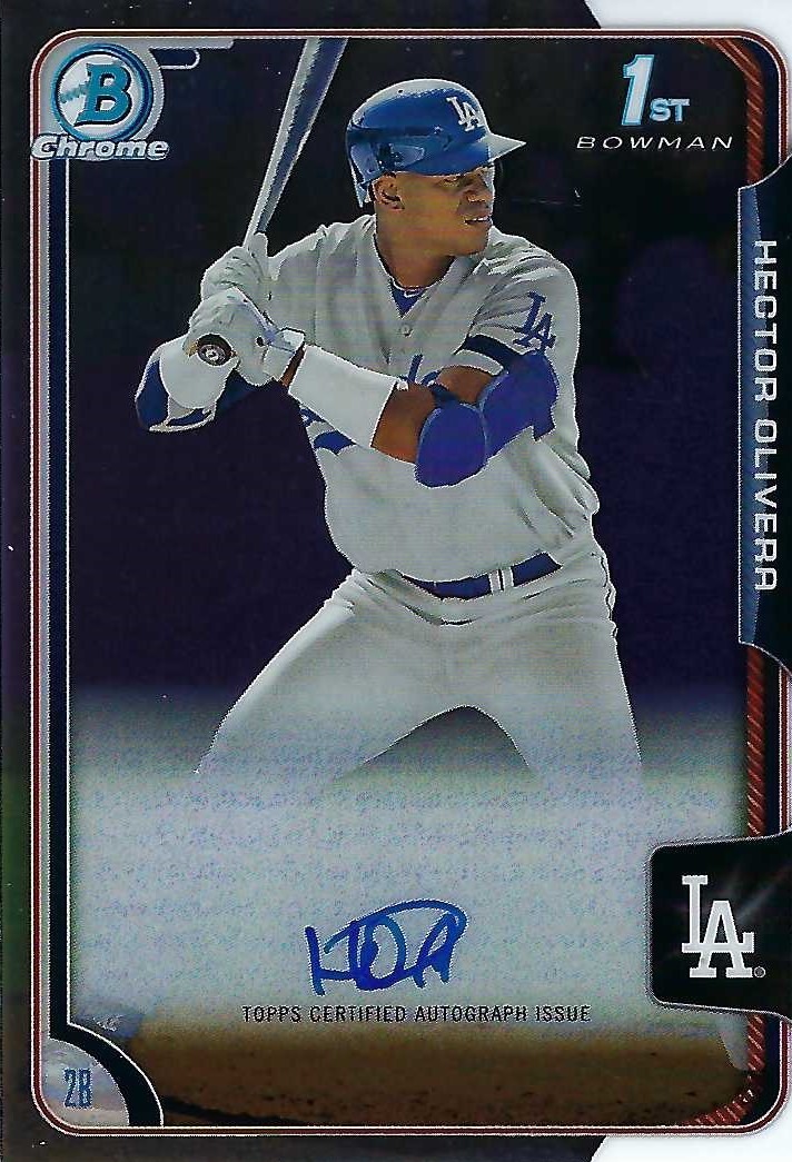 Signed item for Autograph #95 – Hector Olivera – Los Angeles Dodgers – MLB