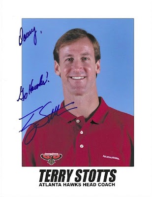 Signed item for Autographs #20 & 21 – Terry Stotts – Atlanta Hawks – NBA