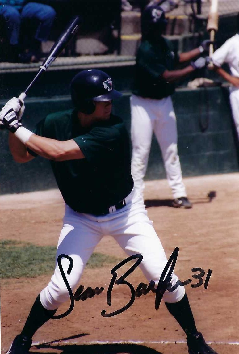 Signed item for Autographs #254, 255, & 256 – Sean Barker – Visalia Oaks – MiLB