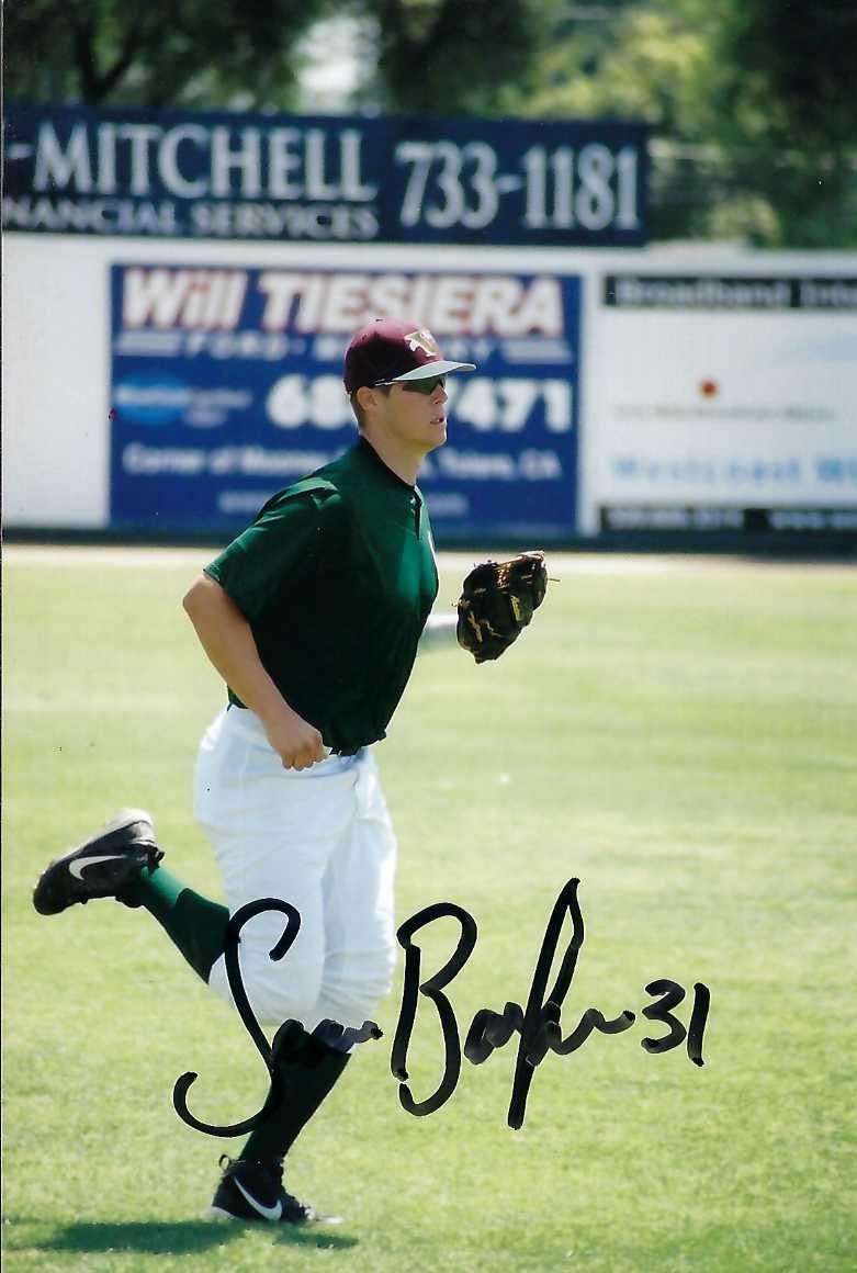 Signed item for Autographs #254, 255, & 256 – Sean Barker – Visalia Oaks – MiLB