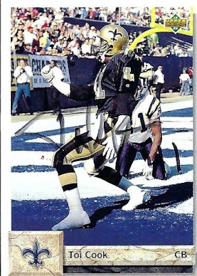 Signed item for Autographs #38 & 39 – Toi Cook – New Orleans Saints – NFL