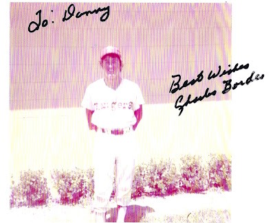 Signed item for Autographs #40 & 41 – Charles Bordes – Milb