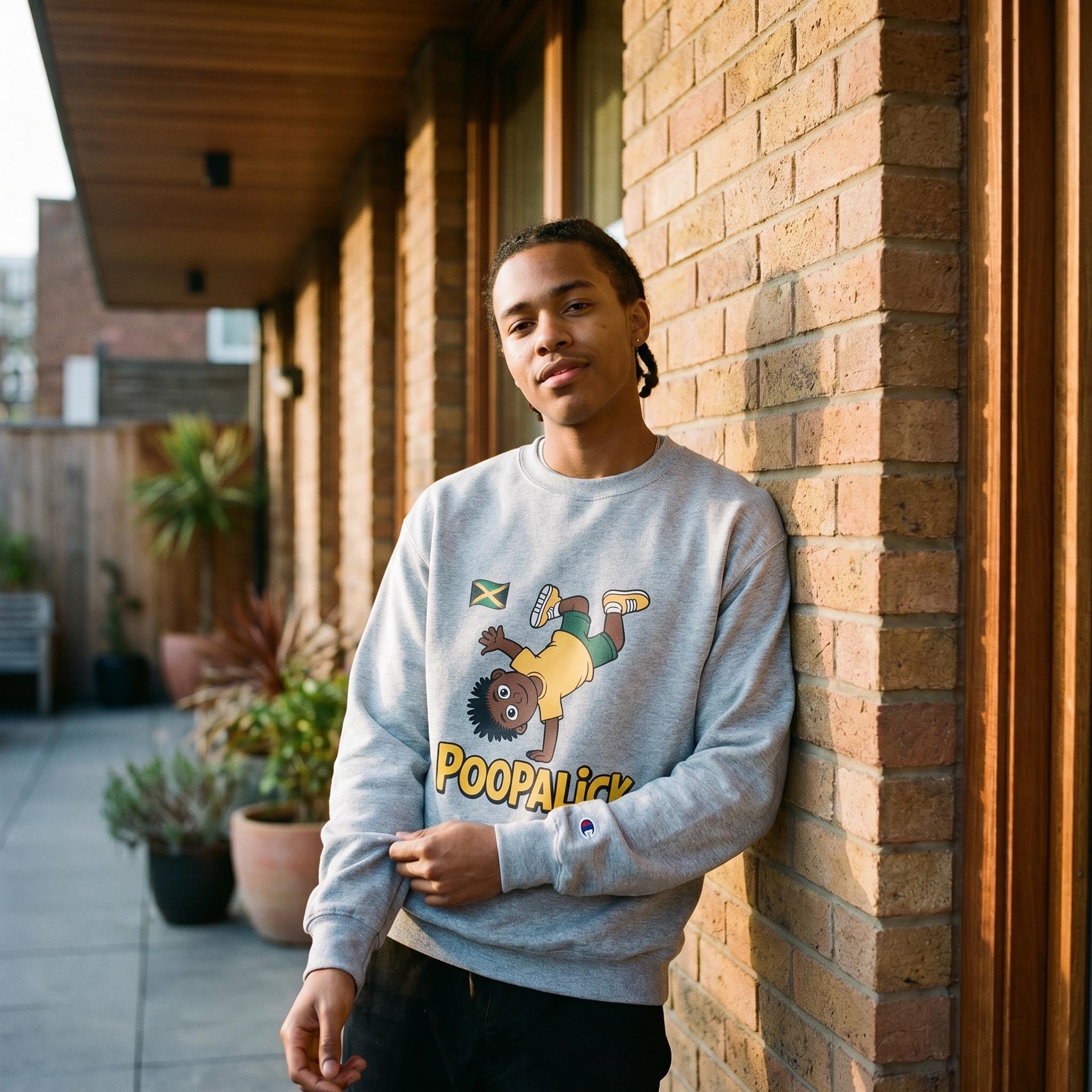 Jamaica Flag Cartwheel Sweatshirt, view 3