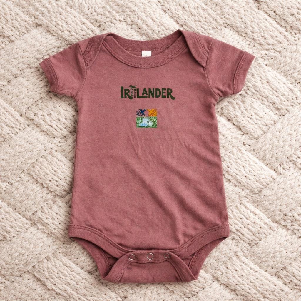 Jamaica Hummingbird Baby Bodysuit, Cultural Baby Clothes, Whimsical Design, view 5