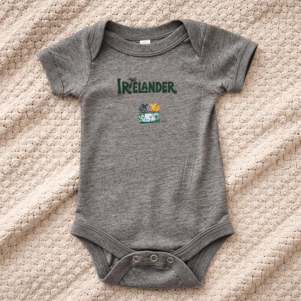 Jamaica Hummingbird Baby Bodysuit, Cultural Baby Clothes, Whimsical Design, view 6