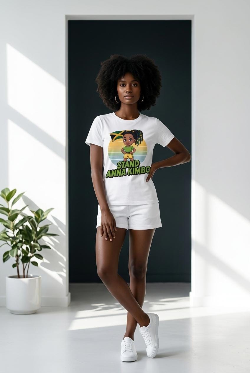 Jamaica LIMITED EDITION Unique Tee, Patois Phrase Tee, Cultural Humor, Vacation Top, view 2