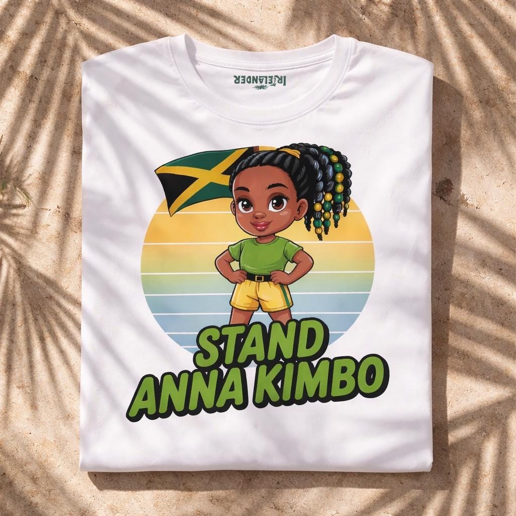 Jamaica LIMITED EDITION Unique Tee, Patois Phrase Tee, Cultural Humor, Vacation Top, view 3
