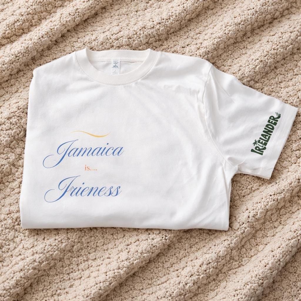 Jamaica Is Irieness Patois Vacation T-Shirt, Jamaican Vacation Top, Travel Souvenir Gift, view 2