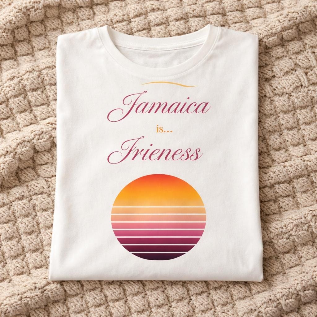 Jamaica Is Irieness Patois Vacation T-Shirt, Jamaican Vacation Top, Travel Souvenir Gift, view 4