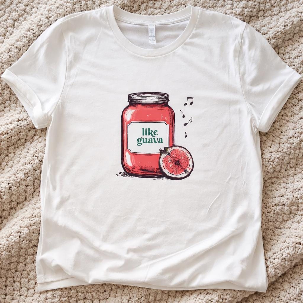 Jamaican Shirt, Guava Jelly Tee, Reggae Song Design, Travel Gift Souvenir, Caribbean Vacation Top, view 3