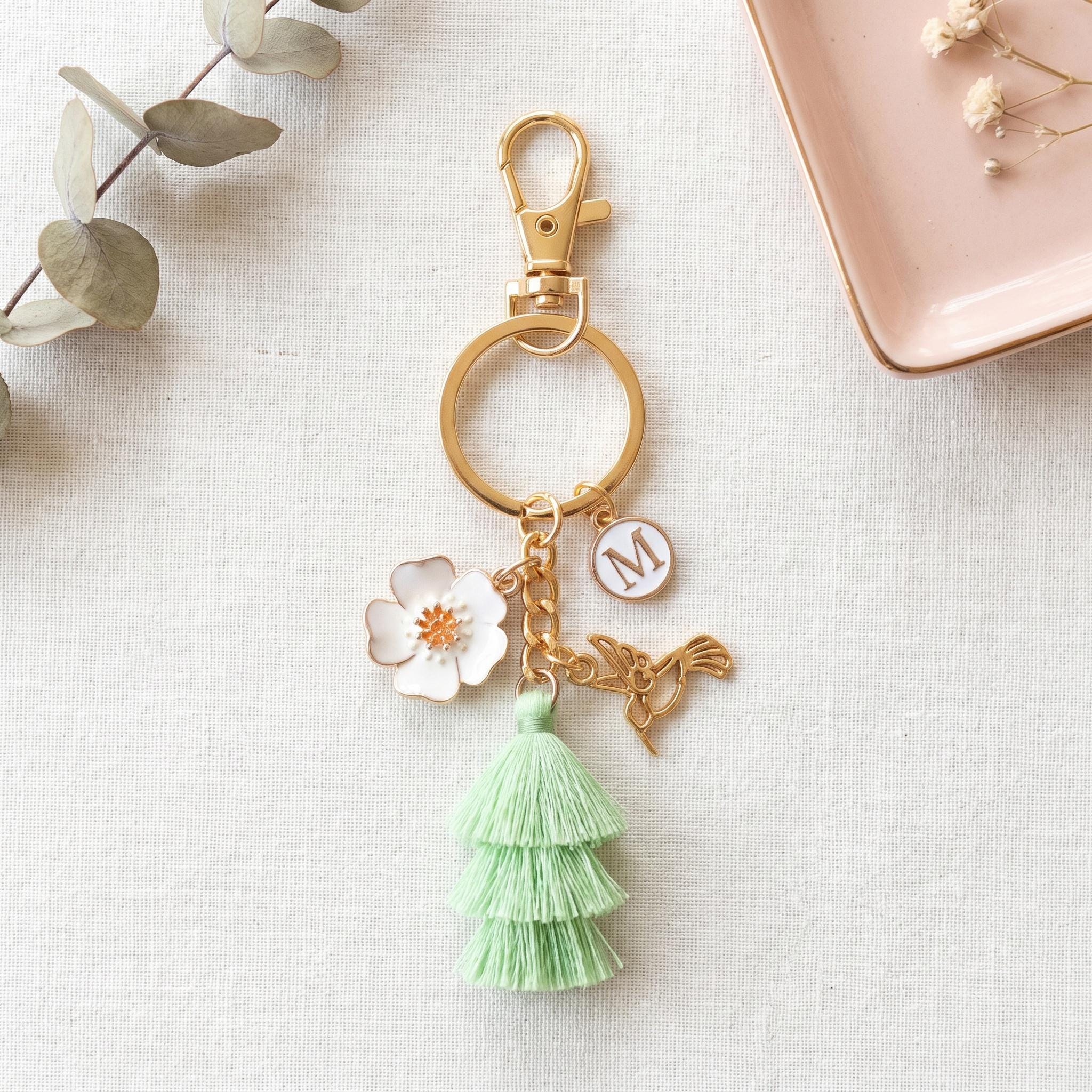 Customized Jamaican Keychain with Charms, view 2