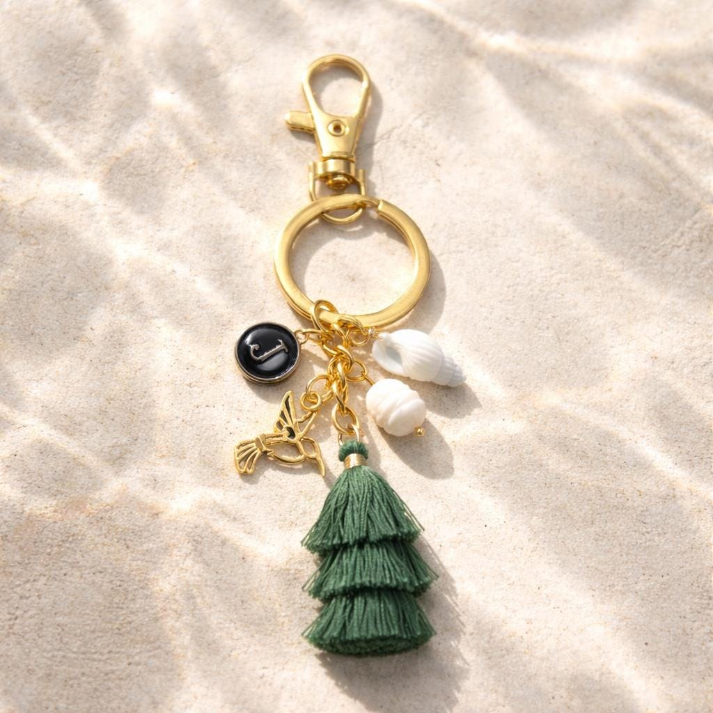 Customized Jamaican Keychain with Charms, view 7