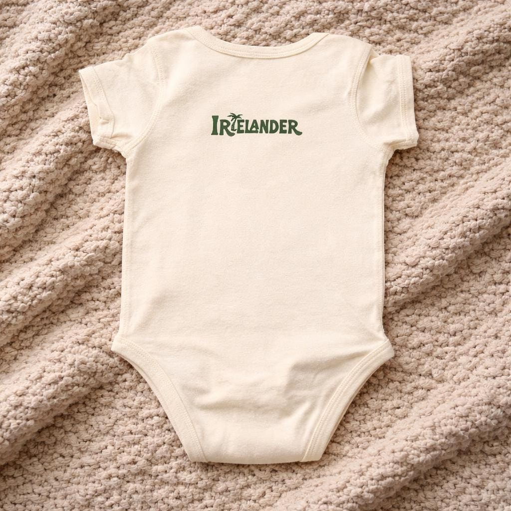 Baby Bodysuit, Foodie Shirt, Rice and Peas, Cultural Humor Baby Clothes, Jamaican Tee, view 5