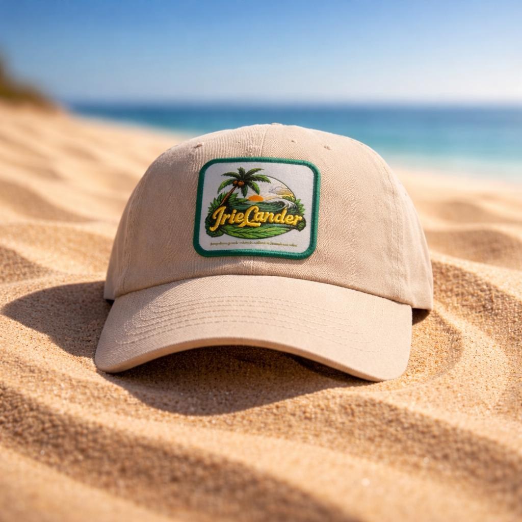 Jamaica inspired Khaki Bio-Washed Classic Dad Hat