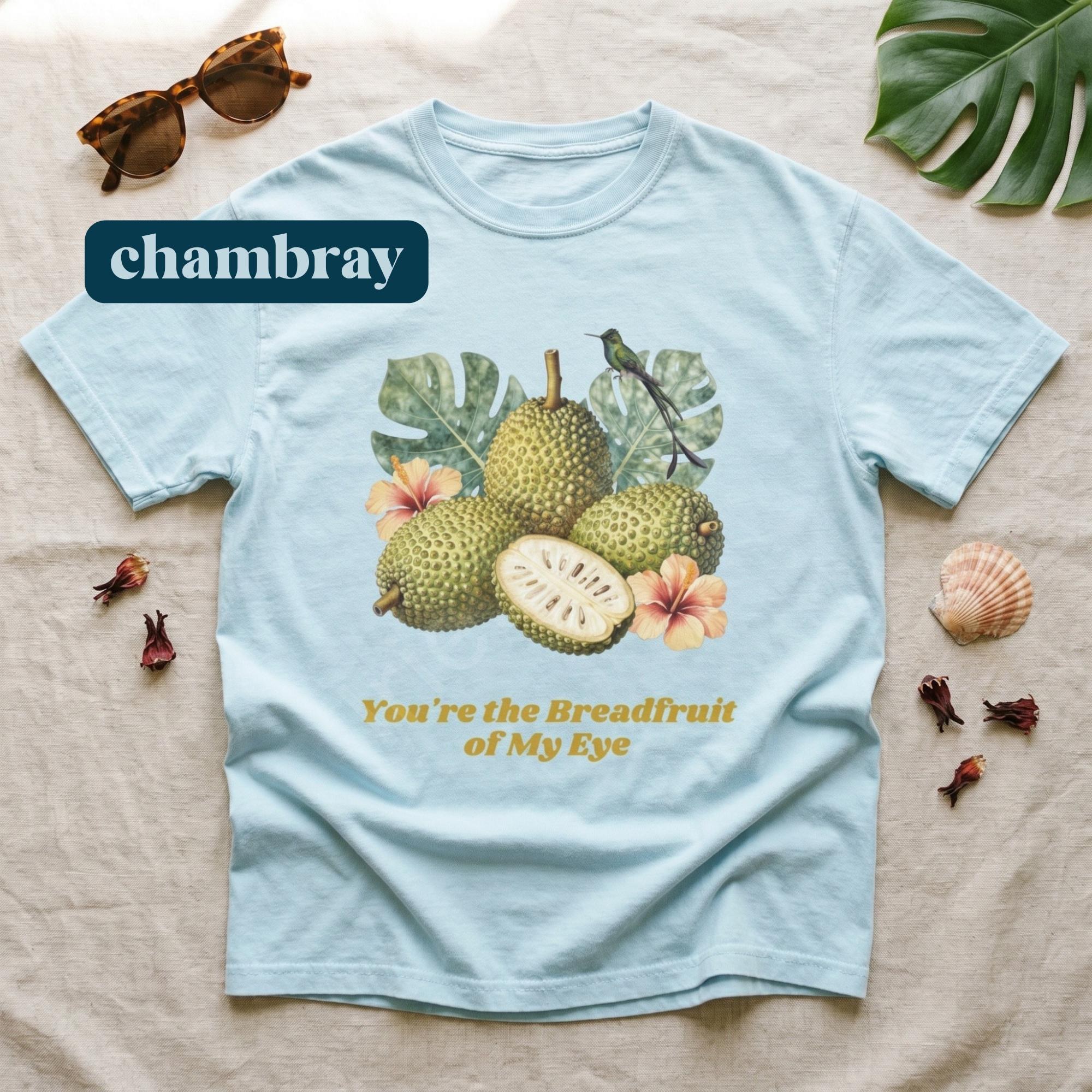 Breadfruit TShirt, Vintage Graphic Tee, funny fruit pun shirt, island style, Jamaica inspired, view 11