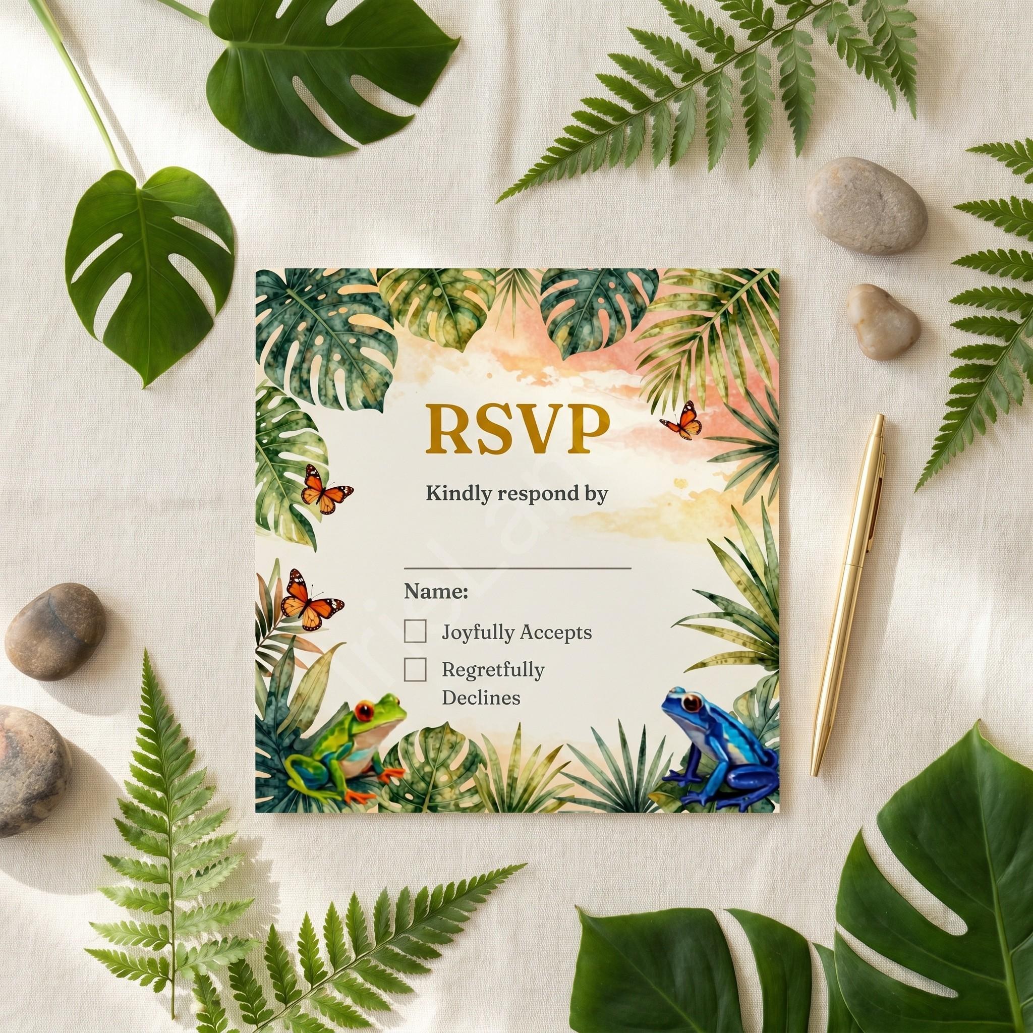 Island Baby Shower Invitation, Set printed and shipped, personalized invite suite, view 3