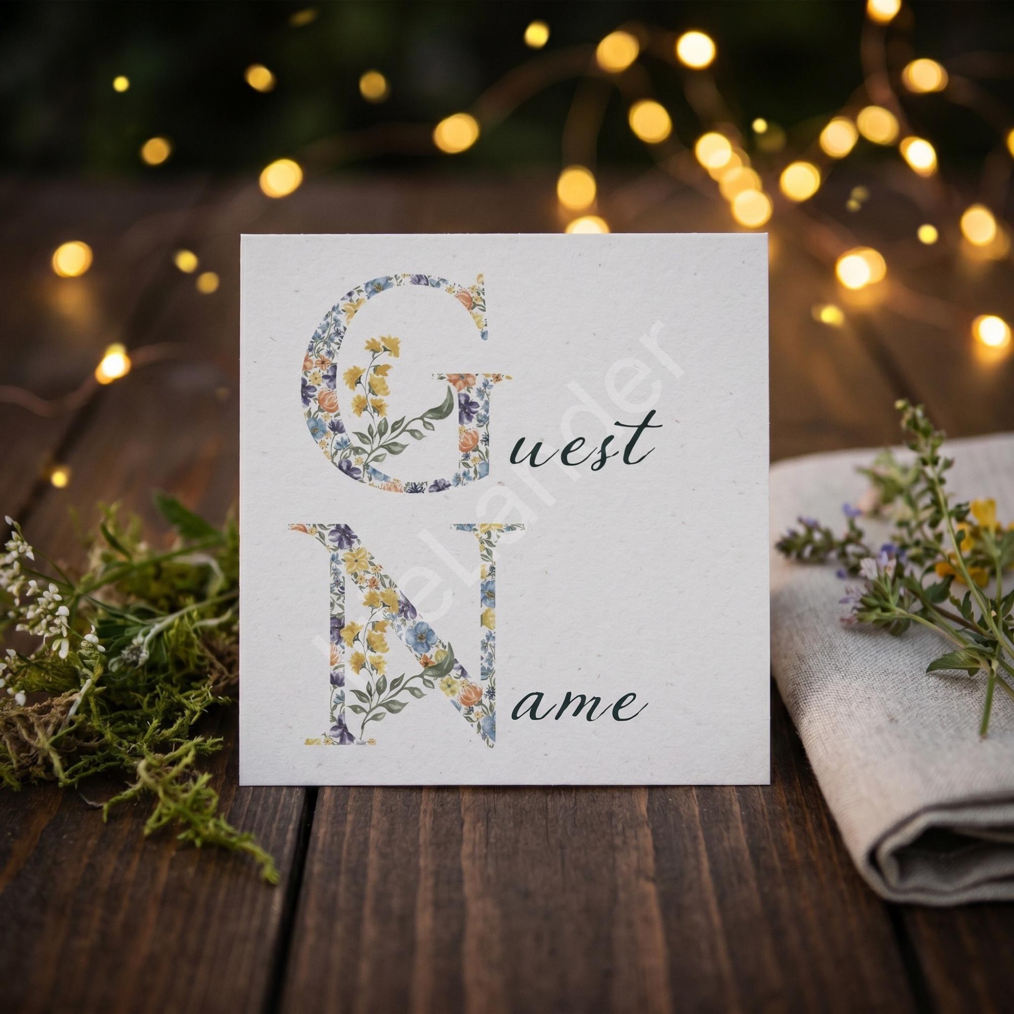 Fireflies Wedding Invitation, Printed Set, Semi Custom, Suite includes envelopes, calligraphy addresses + stamps optional, view 11