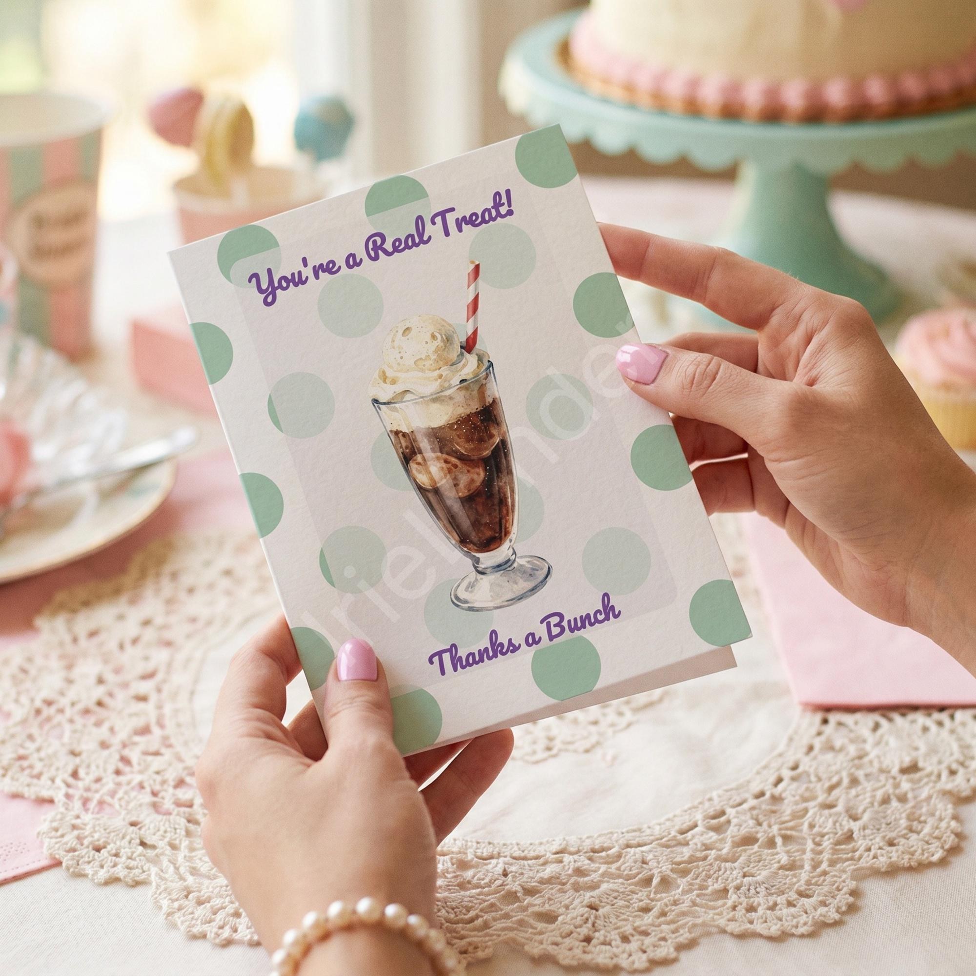 Retro 50s Bridal Shower Invitation Printed Set: Polka dot design, cultural bride options, view 8