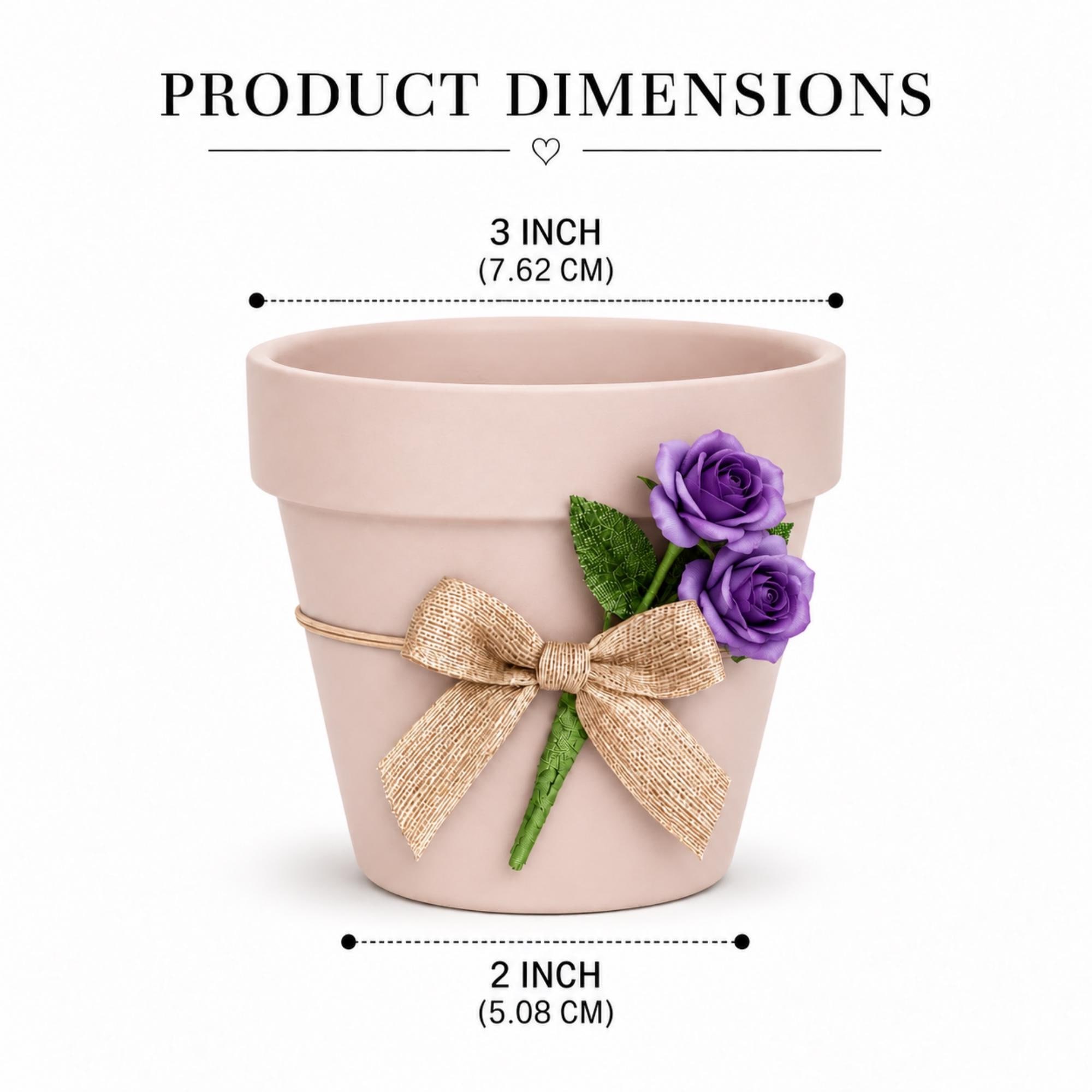 Personalized Wildflower Seed Favors, Terracotta Pot Wedding Favors, Mini Planting Kit, view 3
