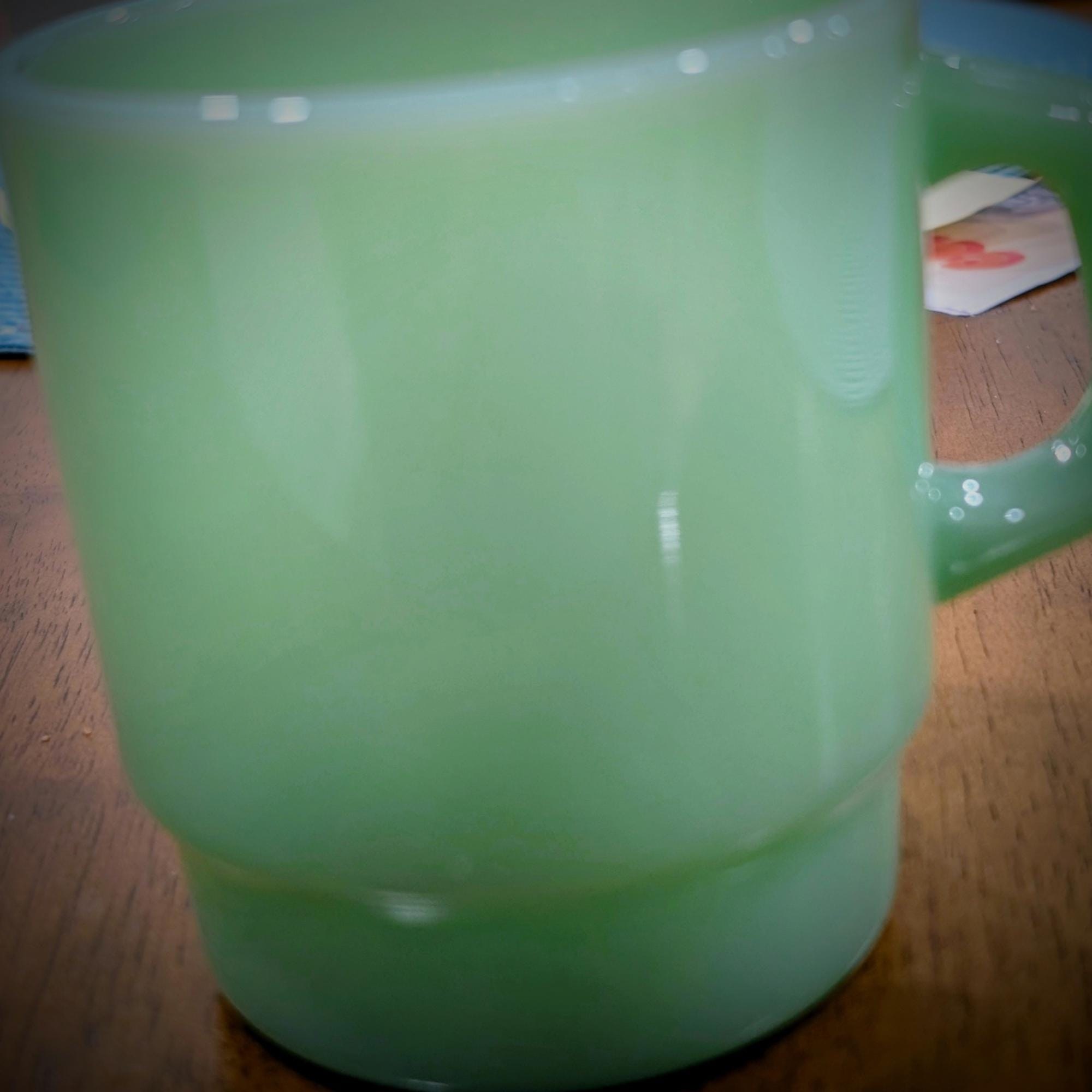 Halloween Jade Glass Coffee Mug, Snack Lover, view 3