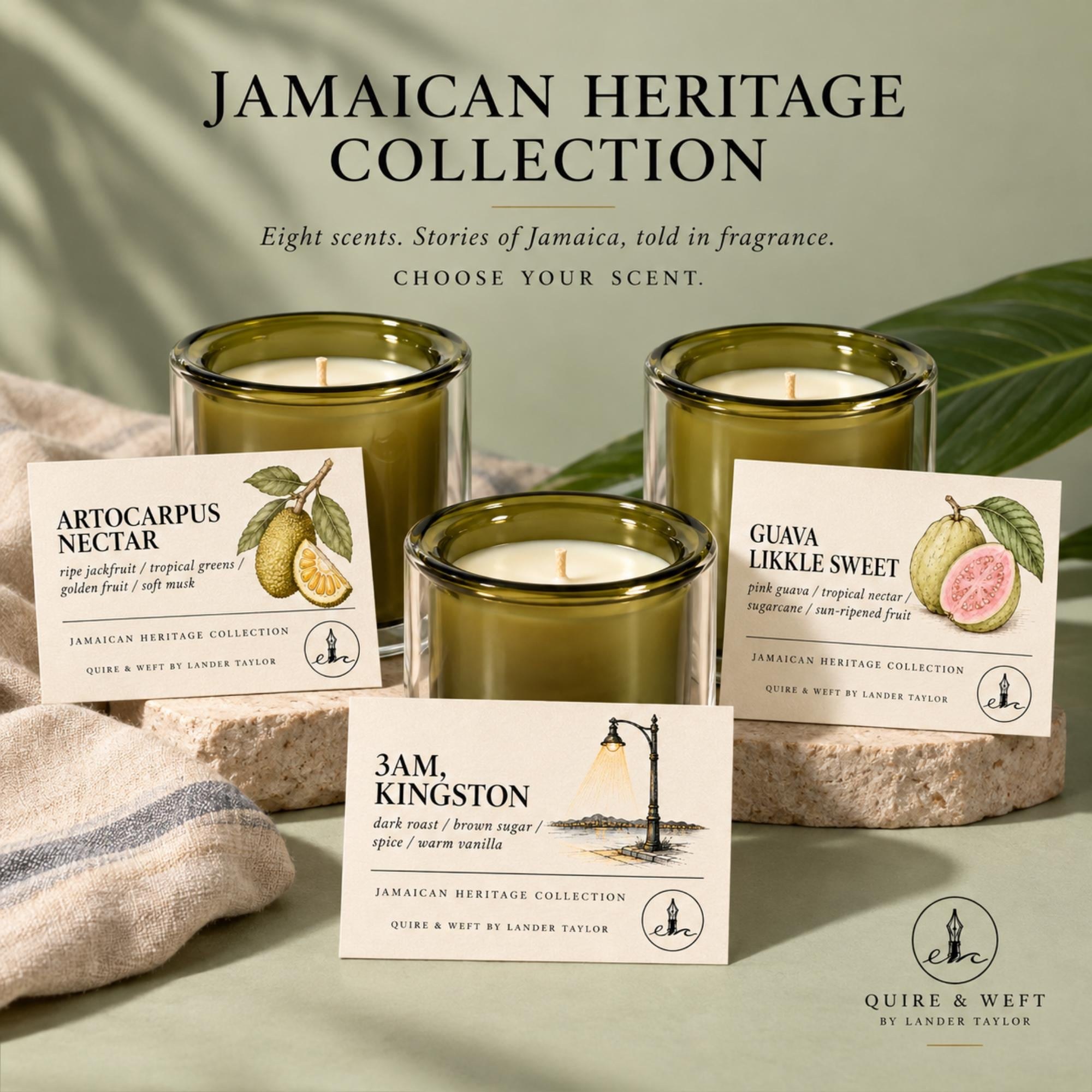 Jamaica Candle | Jamaican Heritage Collection | 8oz Luxury Scented Candle | Choose Your Scent