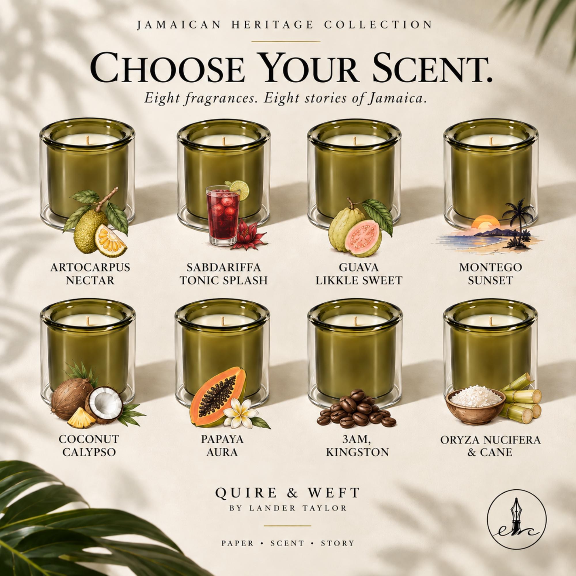 Jamaica Candle | Jamaican Heritage Collection | 8oz Luxury Scented Candle | Choose Your Scent, view 2