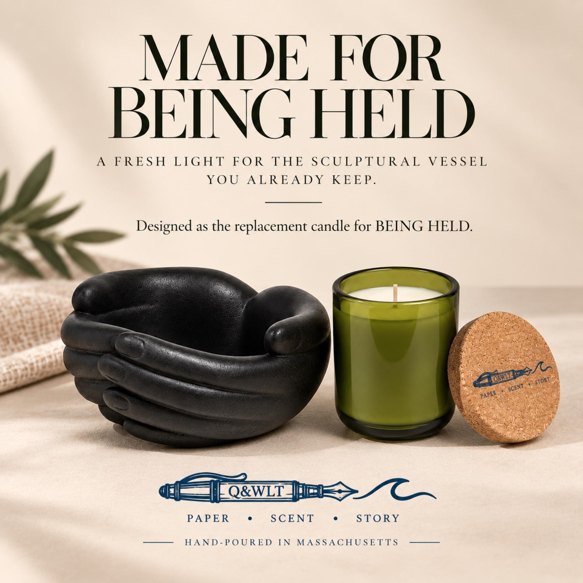 Hand Poured Replacement Candle | 10 oz Scented | ANOTHER CHAPTER, view 2