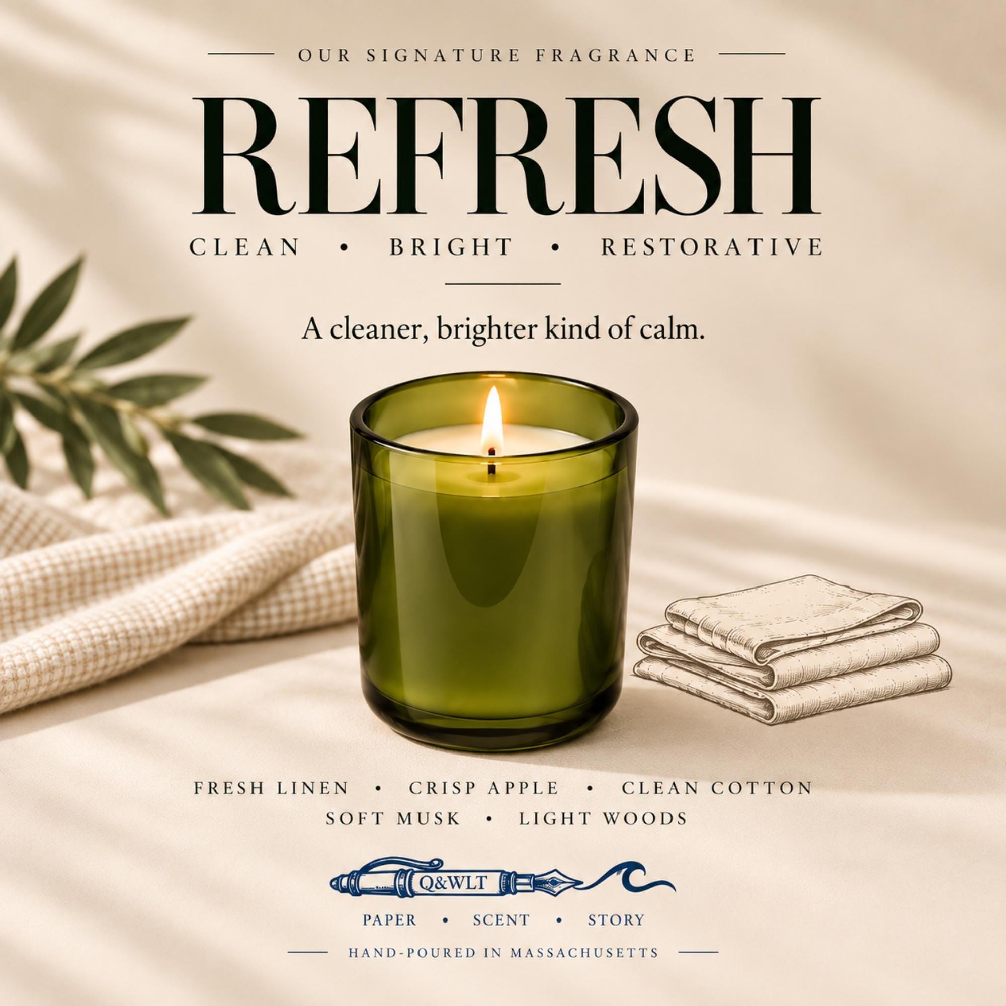 Hand Poured Replacement Candle | 10 oz Scented | ANOTHER CHAPTER, view 5
