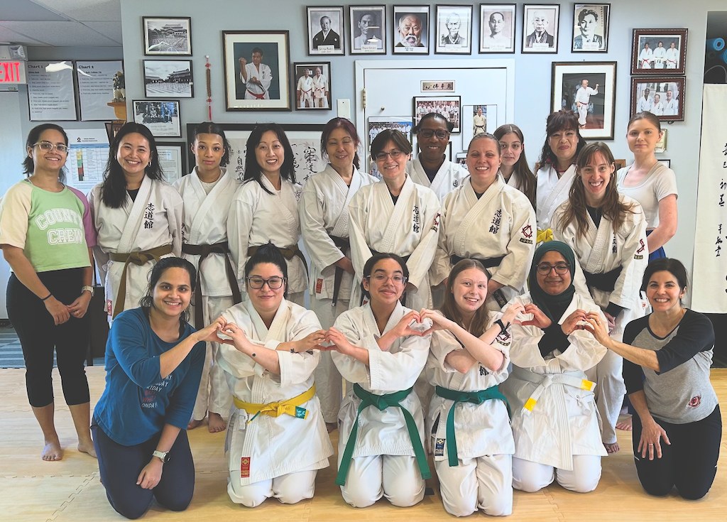 Women’s Karate training at Virginia Dojo