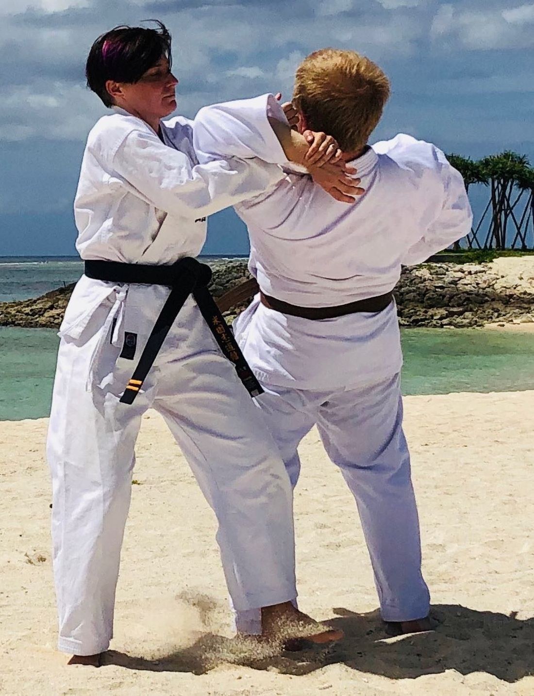 Virginia Dojo students practicing practical self-defense